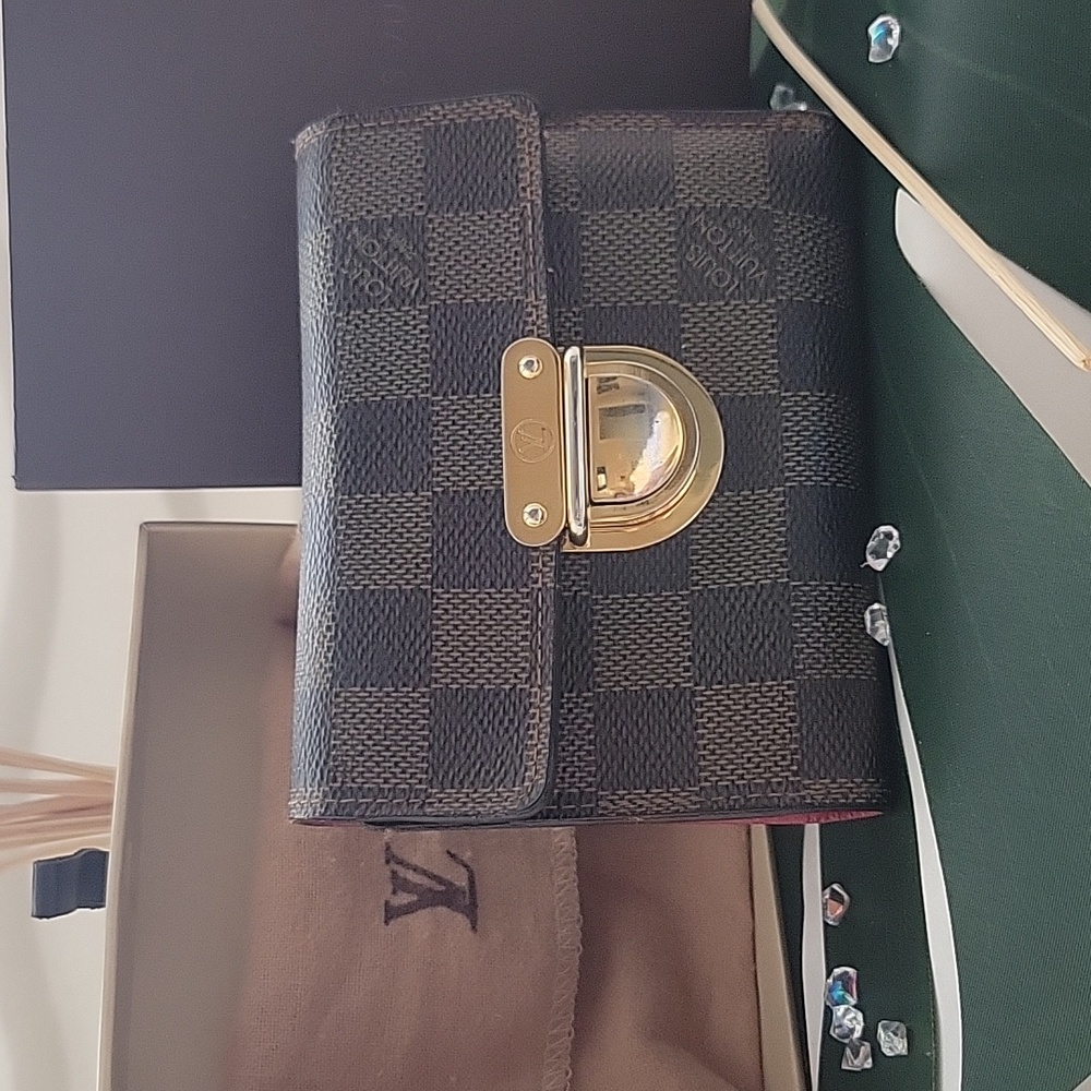 Louis Vuitton Brown Authentic Koala Wallet with Box And Dusty